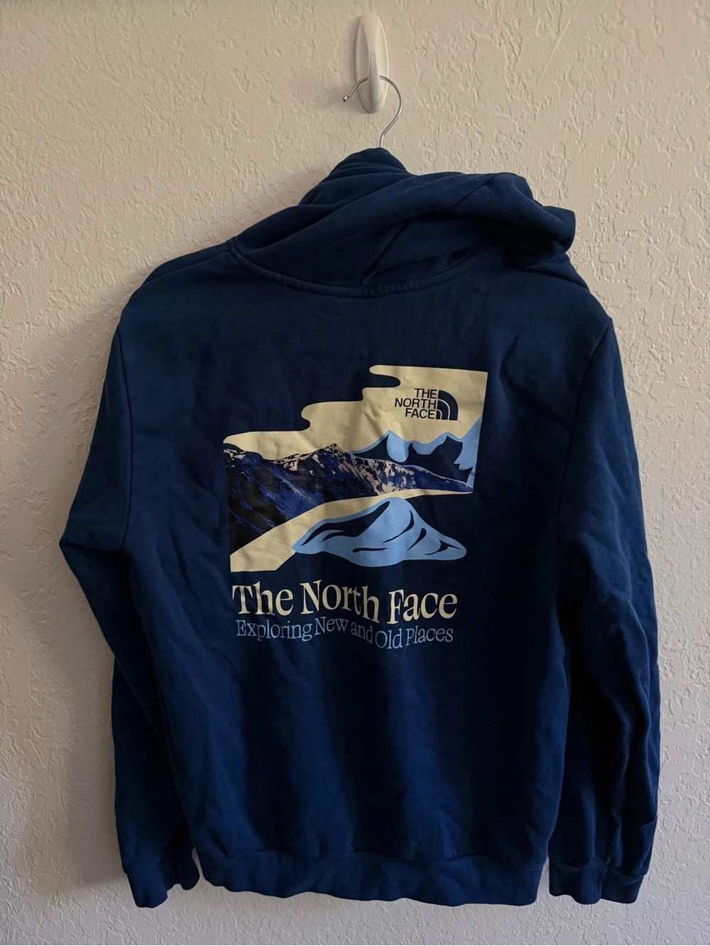 The North Face Men’s Navy Blue Crewneck Hoodie
